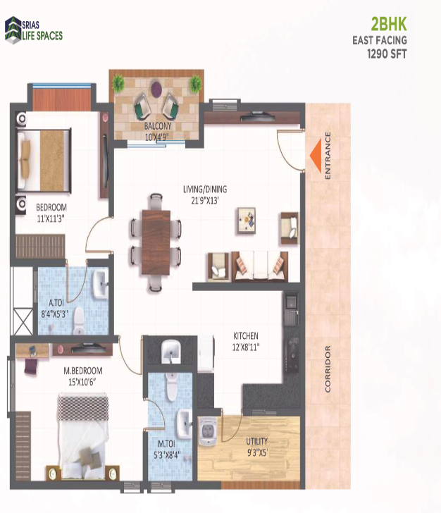 Tiara  Floor plan